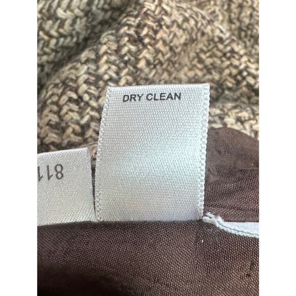 Ann Taylor Loft Wool Blend Skirt with Floral Ruffle 2Petite - Picture 5 of 8